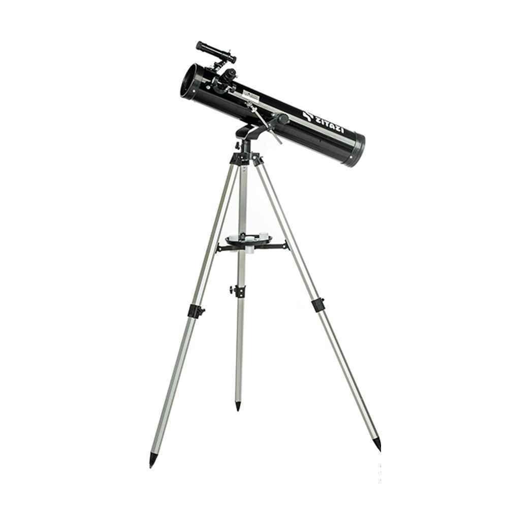 تلسکوب زیتازی شبه احترافی أبیض اللون، طراز F70076 جدید - عاکس نیوتونی بتکبیر 525x
