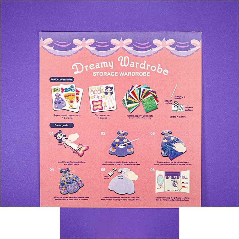 لعبة KidFans Dream Closet التعلیمیة، الرمز 2415 | تصمیم وتزیین الملابس بالأکالیل