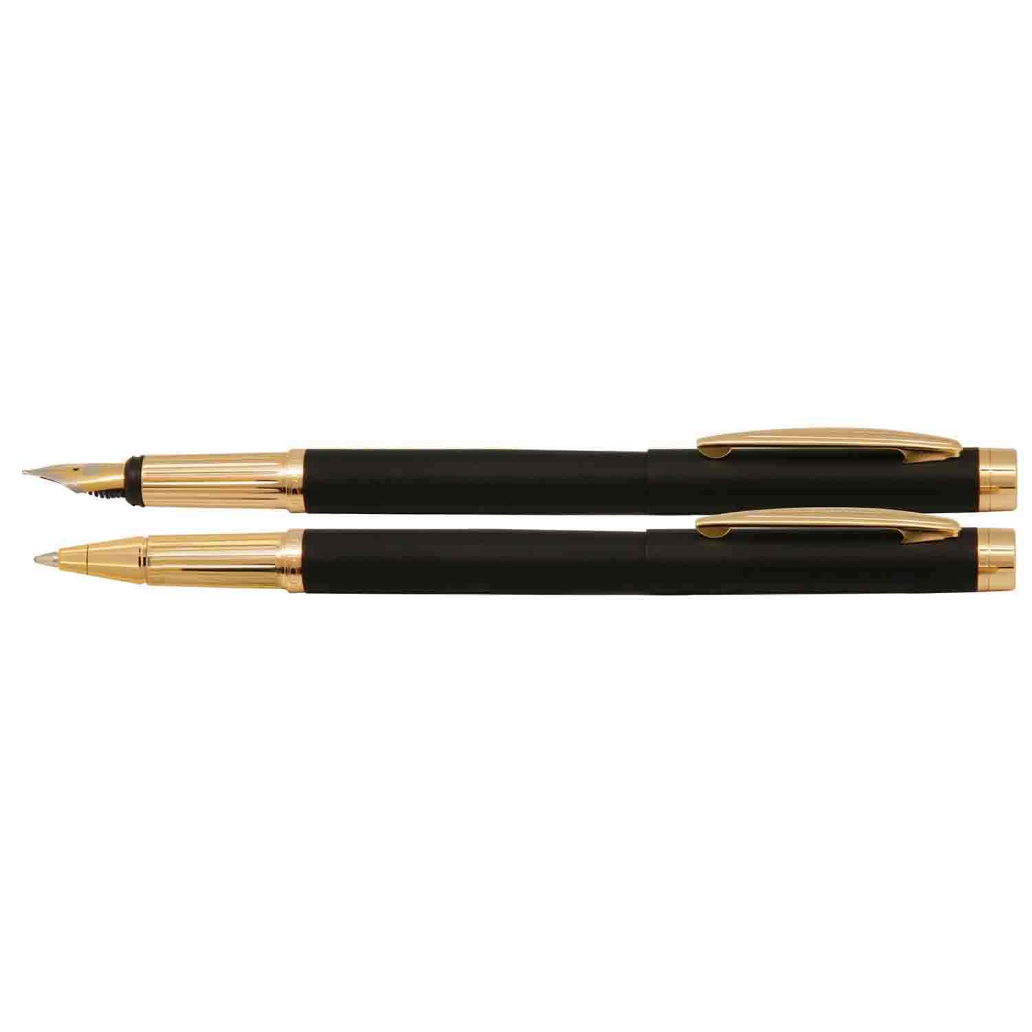 مجموعة زوجیة من نموذج Ellesse applimat بجسم غیر لامع وأجزاء ذهبیة